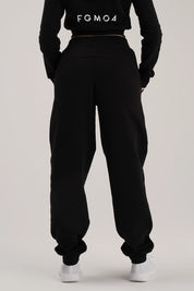 Pantaloni della tuta sportivi in cotone Jogger Slim Ikonic FW 24/25 Nero - FGM04 - Linea Ikonic - fgm04
