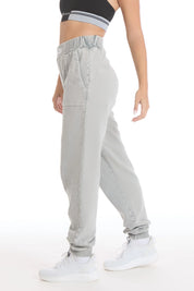 Pantalone Jogger Slim Donna Grigio Moonstone - FGM04 - Linea Ikonic - fgm04
