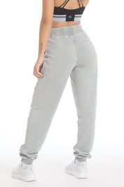Pantalone Jogger Slim Donna Grigio Moonstone - FGM04 - Linea Ikonic - fgm04