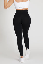 Leggings sportivi basici con tecnologia FIR Nikita Basic Fascione Alto Nero - FGM04 - LEGGINGS ANTICELLULITE - fgm04