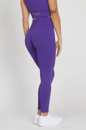 Leggings Nikita Basic Fascione Alto Viola - FGM04 - LEGGINGS ANTICELLULITE - fgm04