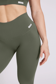 Leggings Push Up CryoFir Verde Militare - FGM04 - LEGGINGS ANTICELLULITE - fgm04