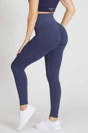 Leggings Push Up Jeans Blu Notte - FGM04 - LEGGINGS ANTICELLULITE - fgm04