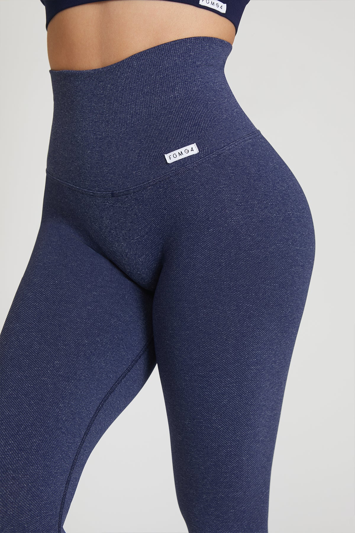 Leggings Push Up Jeans Blu Notte - FGM04 - LEGGINGS ANTICELLULITE - fgm04