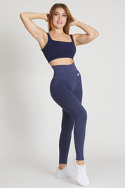 Leggings Push Up Jeans Blu Notte - FGM04 - LEGGINGS ANTICELLULITE - fgm04