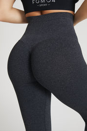 Leggings Push Up Jeans Nero - FGM04 - LEGGINGS ANTICELLULITE - fgm04