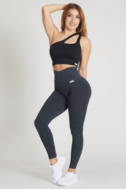 Leggings Push Up Jeans Nero - FGM04 - LEGGINGS ANTICELLULITE - fgm04