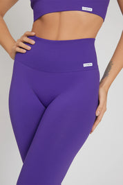 Leggings Nikita Basic Fascione Alto Viola - FGM04 - LEGGINGS ANTICELLULITE - fgm04