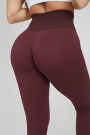 Leggings sportivi basici con tecnologia FIR termici HotFir Basic Merlot - FGM04 - LEGGINGS ANTICELLULITE - fgm04