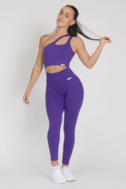 Leggings Nikita Basic Fascione Alto Viola - FGM04 - LEGGINGS ANTICELLULITE - fgm04