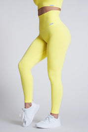 Leggings sportivi con tecnologia FIR push up con arricciatura a bolle Candy Bubble Cryofir Lemon Verbena - FGM04 - LEGGINGS ANTICELLULITE - fgm04