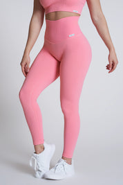 Leggings sportivi con tecnologia FIR push up con arricciatura a bolle Candy Bubble Cryofir Plumeria - FGM04 - LEGGINGS ANTICELLULITE - fgm04