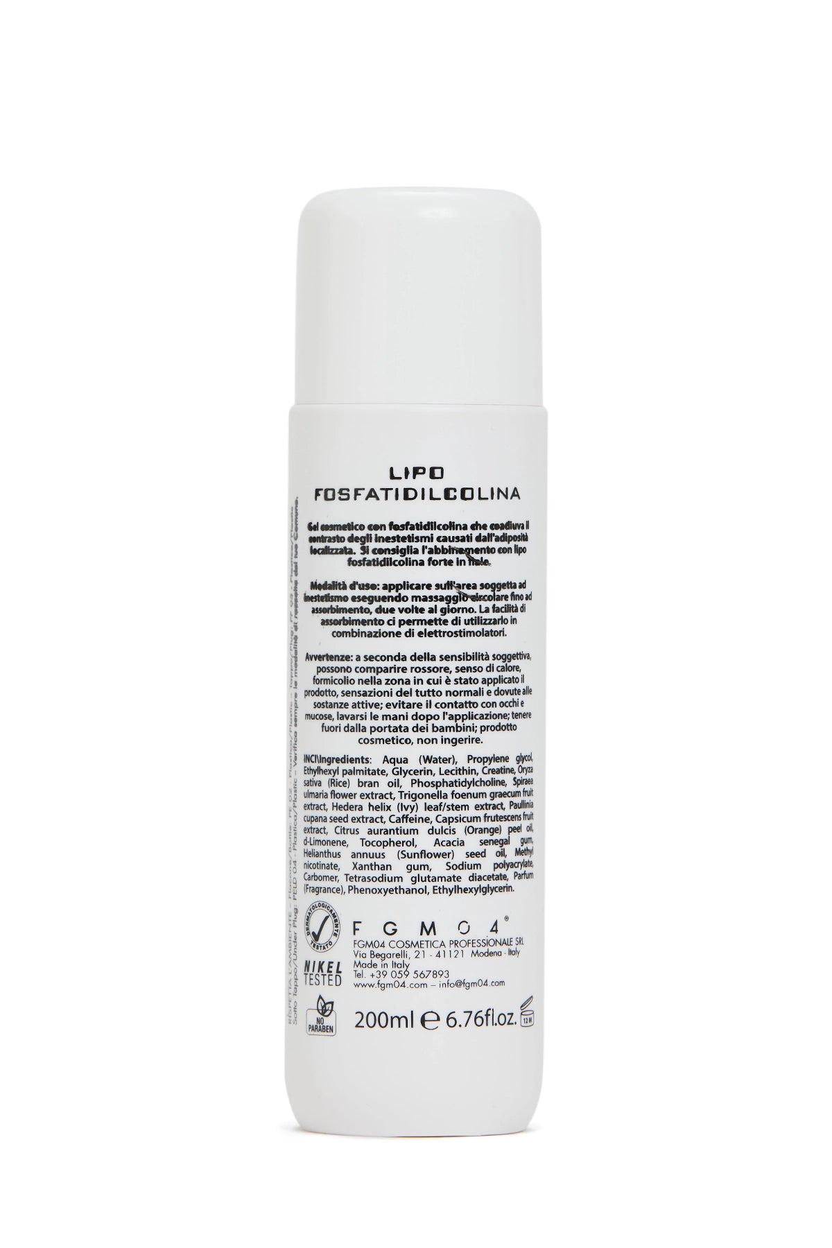 Lipo Fosfatidilcolina Gel Donna 200 ml - FGM04 - CREME PER ADIPE - fgm04