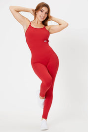 Tuta sportiva con tecnologia FIR Jumpsuit Lussuria Rosso Lampone - FGM04 - ABBIGLIAMENTO - fgm04