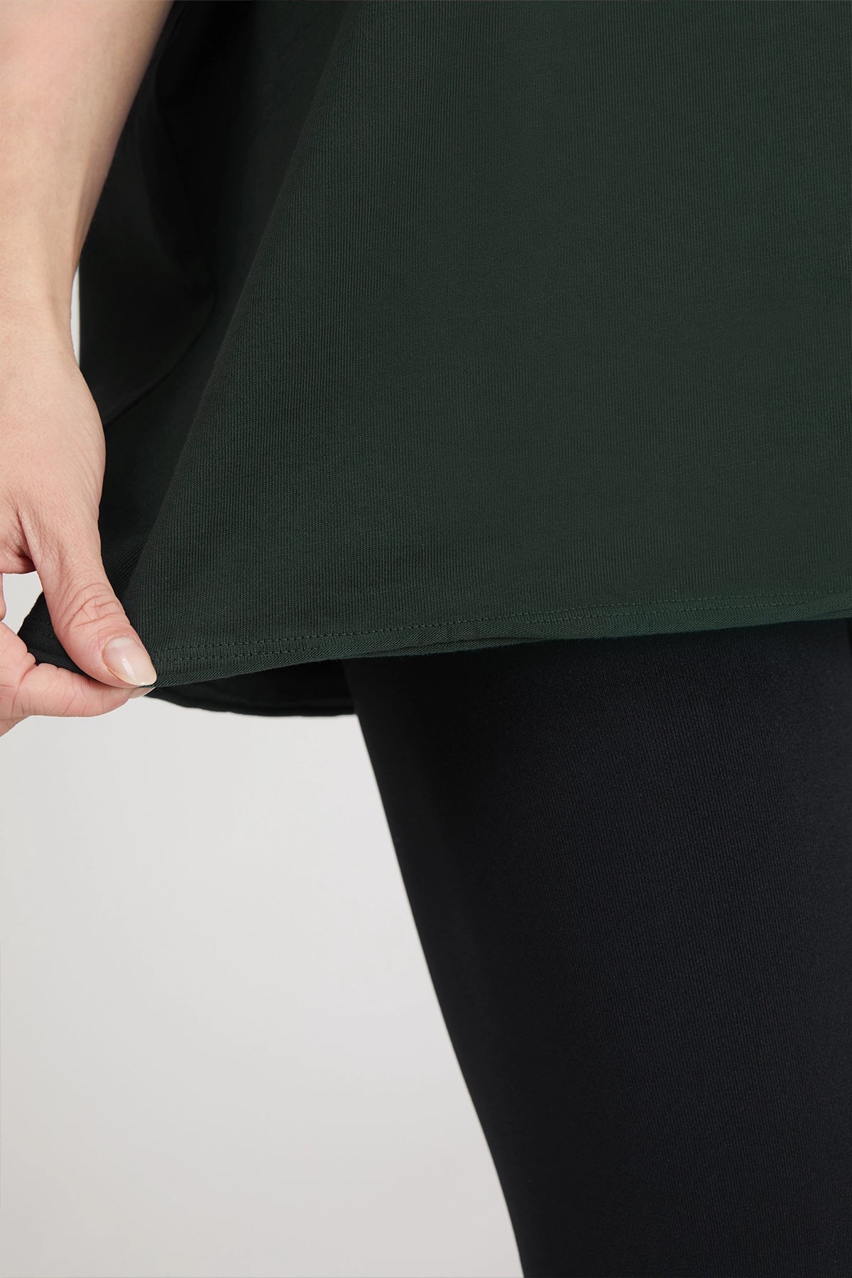 Maglia sportiva t-shirt in cotone oversize unisex WorkOut Extra Large Verde Pino - FGM04 - Linea Ikonic - fgm04