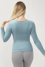 Maglia sportiva tecnica donna Manica Lunga con tecnologia FIR Manica Lunga Snellente Arona 2.0 - FGM04 - Maglie e Top - fgm04