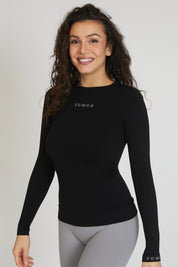 Maglia sportiva tecnica donna Manica Lunga con tecnologia FIR 
FGM04 Manica Lunga Sport Unisex Nero - FGM04 - Maglie e Top - fgm04