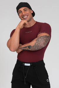 Camiseta deportiva unisex Fgm04 2.0 Merlot