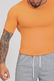 Maglia sportiva tecnica uomo Manica corta con tecnologia FIR Ikonic Sport Unisex Arancione - FGM04 - Linea Ikonic Uomo - fgm04