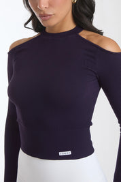 Maglia Nyx Spalle Scoperte Blu - FGM04 - Maglie e Top - fgm04