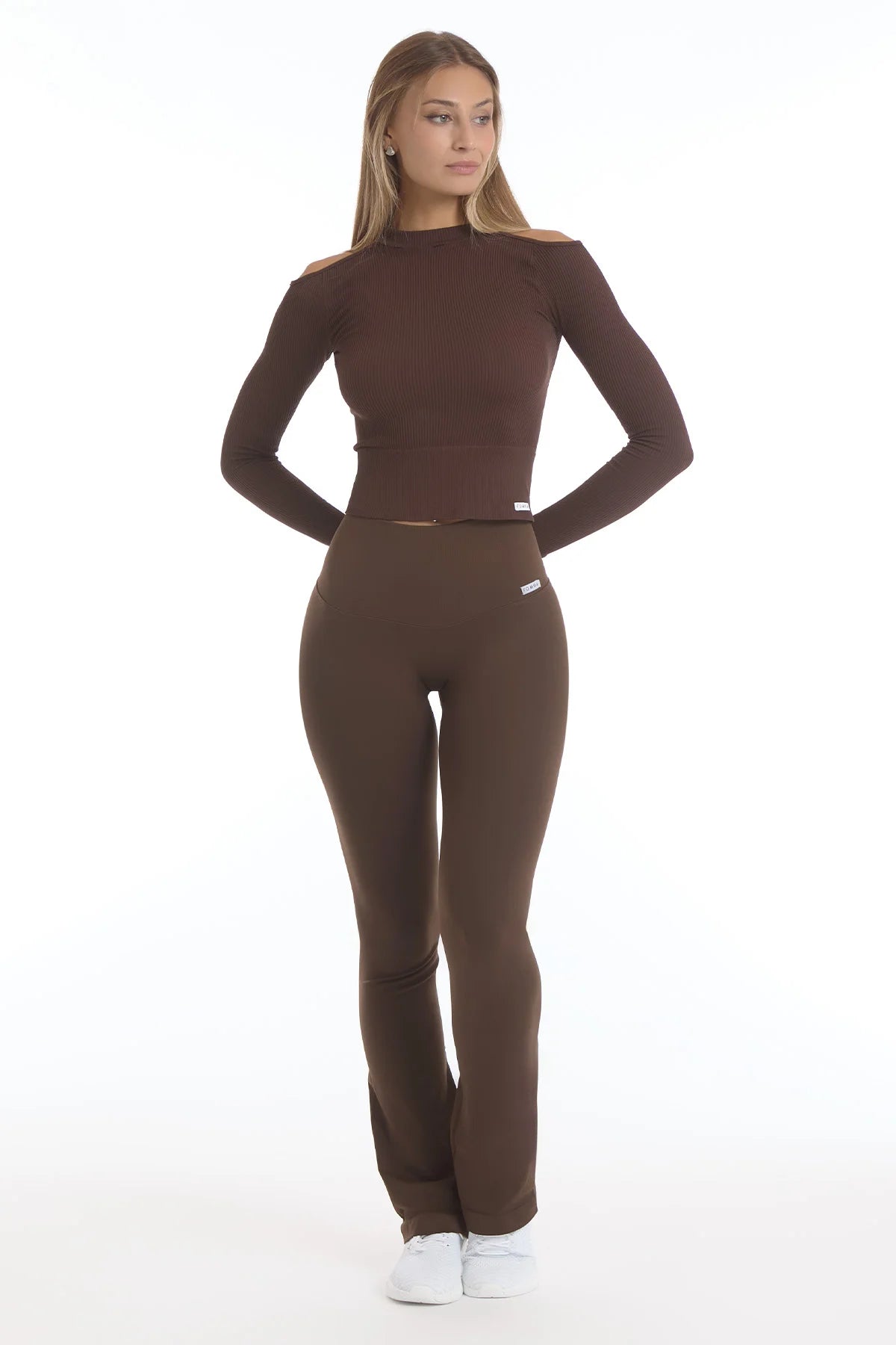 Maglia Nyx Spalle Scoperte Cioccolato - FGM04 - Maglie e Top - fgm04