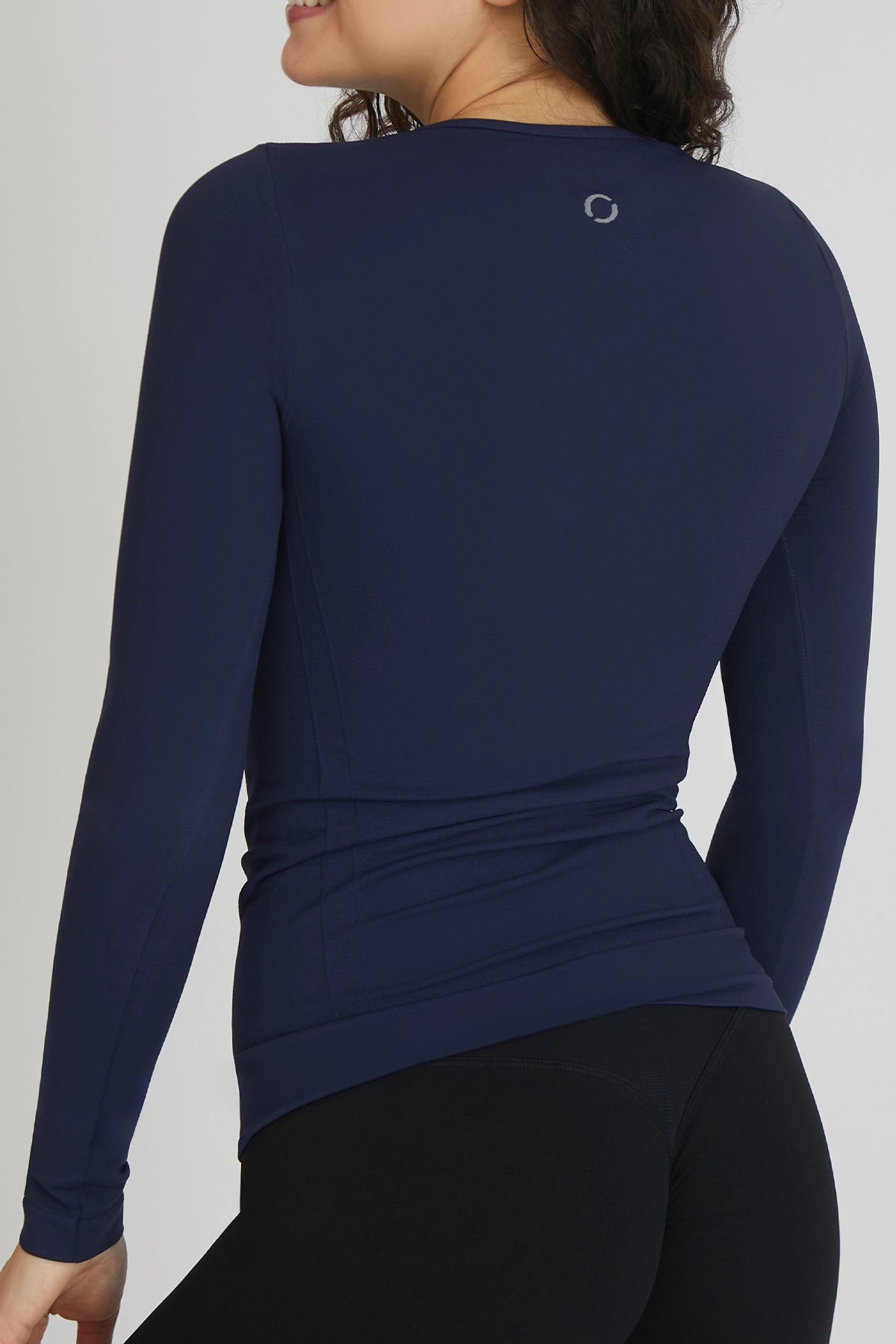 Maglia sportiva tecnica donna Manica Lunga con tecnologia FIR FGM04 Manica Lunga Sport Unisex Blu Notte - FGM04 - Maglie e Top - fgm04