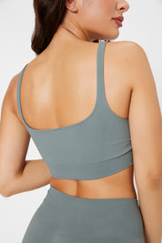 Top sportivo con spalline sottili Confidence Grigio Nebbia - FGM04 - OFFERTE SPECIALI - fgm04