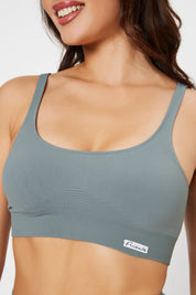 Top sportivo con spalline sottili Confidence Grigio Nebbia - FGM04 - OFFERTE SPECIALI - fgm04