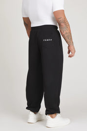 Pantaloni della tuta sportivi in cotone oversize Pantalone Sportivo City Nero Uomo - FGM04 - Linea Ikonic Uomo - fgm04