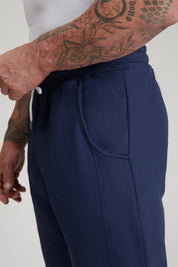 Pantaloni della tuta sportivi in cotone Jogger Ikonic FW 24/25 Blu Notte Uomo - FGM04 - Linea Ikonic Uomo - fgm04