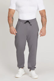 Pantaloni della tuta sportivi in cotone elasticizzato leggero Pantalone Sportivo Noah Grigio Drizzle Uomo - FGM04 - Linea Ikonic Uomo - fgm04