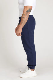 Pantaloni della tuta sportivi in cotone Jogger Ikonic FW 24/25 Blu Notte Uomo - FGM04 - Linea Ikonic Uomo - fgm04