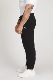 Pantaloni della tuta sportivi in cotone elasticizzato leggero Pantalone Sportivo Noah Nero Uomo - FGM04 - Linea Ikonic Uomo - fgm04