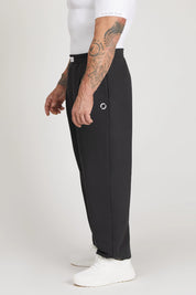 Pantaloni della tuta sportivi in cotone Pantalone Sportivo City Grigio Ossidiana Uomo - FGM04 - Linea Ikonic Uomo - fgm04