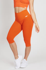 Pinocchietto All - Up Arancione - FGM04 - LEGGINGS ANTICELLULITE - fgm04