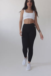 Leggings sportivi con tecnologia FIR soft push up senza arricciatura