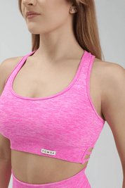 Top sportivo con spalline larghe incrociato schiena scoperta Pulsar Fuxia - FGM04 - Maglie e Top - fgm04