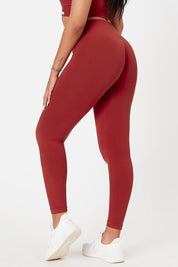 Leggings sportivi con tecnologia FIR soft push up senza arricciatura Confidence Rouge - FGM04 - OFFERTE SPECIALI - fgm04