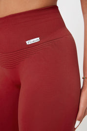 Leggings sportivi con tecnologia FIR soft push up senza arricciatura Confidence Rouge - FGM04 - OFFERTE SPECIALI - fgm04