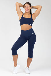 Top sportivo con spalline larghe Gym Fashion Blu Notte - FGM04 - Maglie e Top - fgm04