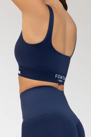 Top sportivo con spalline larghe Gym Fashion Blu Notte - FGM04 - Maglie e Top - fgm04