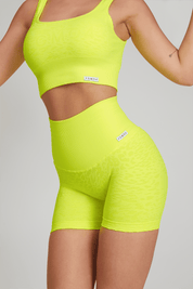 Shorts Jungle Leopardo Giallo Fluo - FGM04 - LEGGINGS ANTICELLULITE - fgm04