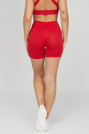 Shorts Shape - Up 2.0 Rosso Lampone Pancia Piatta - FGM04 - LEGGINGS ANTICELLULITE - fgm04
