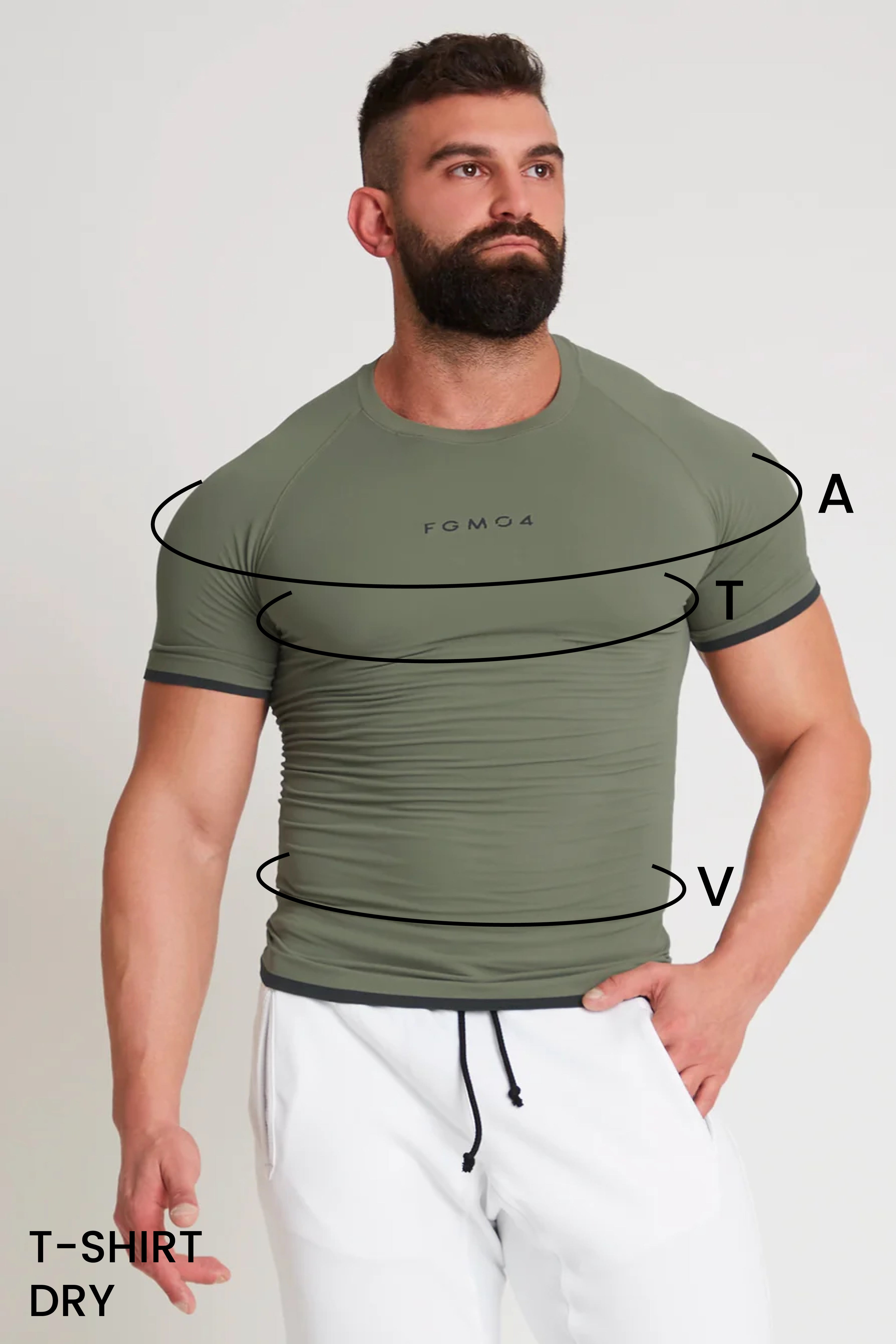 Guida alle taglie: t-shirt dry