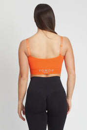 Top sportivo con spalline sottili Adele 2.0 Arancione - FGM04 - Maglie e Top - fgm04
