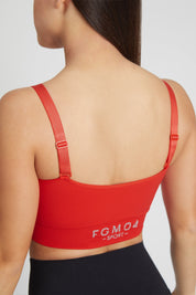 Top sportivo con spalline sottili Adele 2.0 Rosso Fiamma - FGM04 - Maglie e Top - fgm04