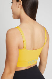 Top sportivo con spalline sottili Adele 2.0 Giallo Lemon - FGM04 - Maglie e Top - fgm04