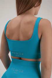 Top sportivo con spalline larghe Gym Fashion Azzurro Hawaiian - FGM04 - OFFERTE SPECIALI - fgm04