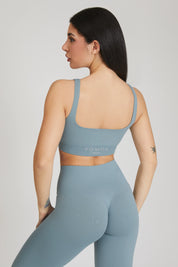 Top sportivo con spalline larghe Gym Fashion Azzurro Arona - FGM04 - Maglie e Top - fgm04