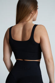 Top sportivo con spalline larghe sportivo con spalline larghe Candy Bubble Cryofir Nero - FGM04 - Maglie e Top - fgm04